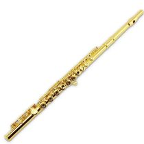 German 24K gold-plated flute 17 open and close dual-purpose gold-plated flute professional flute instrument S6 performance examination instrument