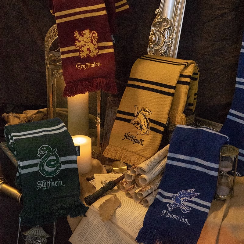Harry Potter Co-Branded Embroidered Scarf Usj Genuine Gryffindor Slytherin Imitation Cashmere Student Warm Scarf