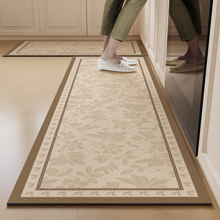 Kitchen absorbent non-slip kitchen floor mats