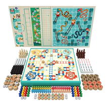 Flying chess childrens puzzle toy Toy Tog Chess tables game board game 4 in 1 chess class