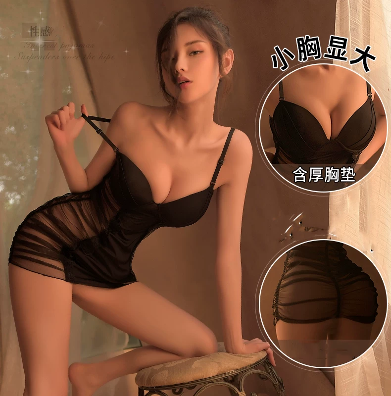 Сексуальный пижама, белье, колготки, униформа, slip dress, акцент на бёдрах