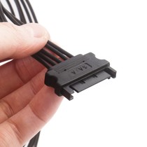 Power supply SATA extension cable 5 lines together one point two points three points four points one to five points one point to five points hard disk assembly line