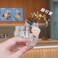 Прозрачный патч-печатный медведь