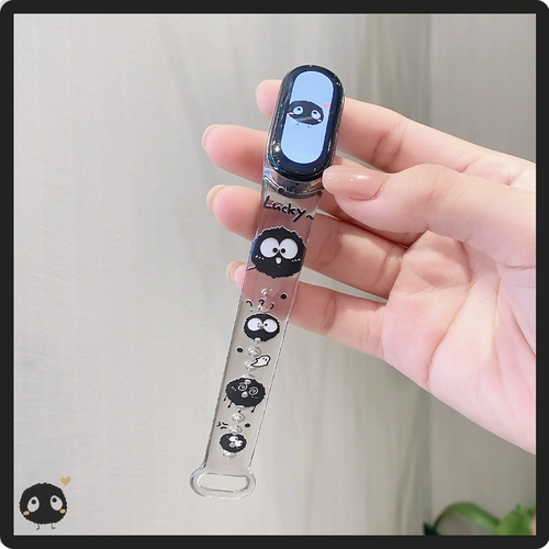 Xiaomi, совместимый браслет, ремешок для часов, сменные креативные милые прозрачные спортивные часы, 4/5/6/7