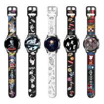 Huami Watch Watch Strap Smart GTR GTS Watch 42 47 Replacement Wristband Amazfit Rice Action Youthful Prints Mijia Quartz Watch Warmi 1 2S Generation Personality Tide Card Printed Silicone accessories