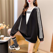 Fashion Pregnancy Woman Dress Spring Autumn style blouses 2022 New Korean version Loose Pregnant Womens Weaters Korean version of the bottom T-shirt