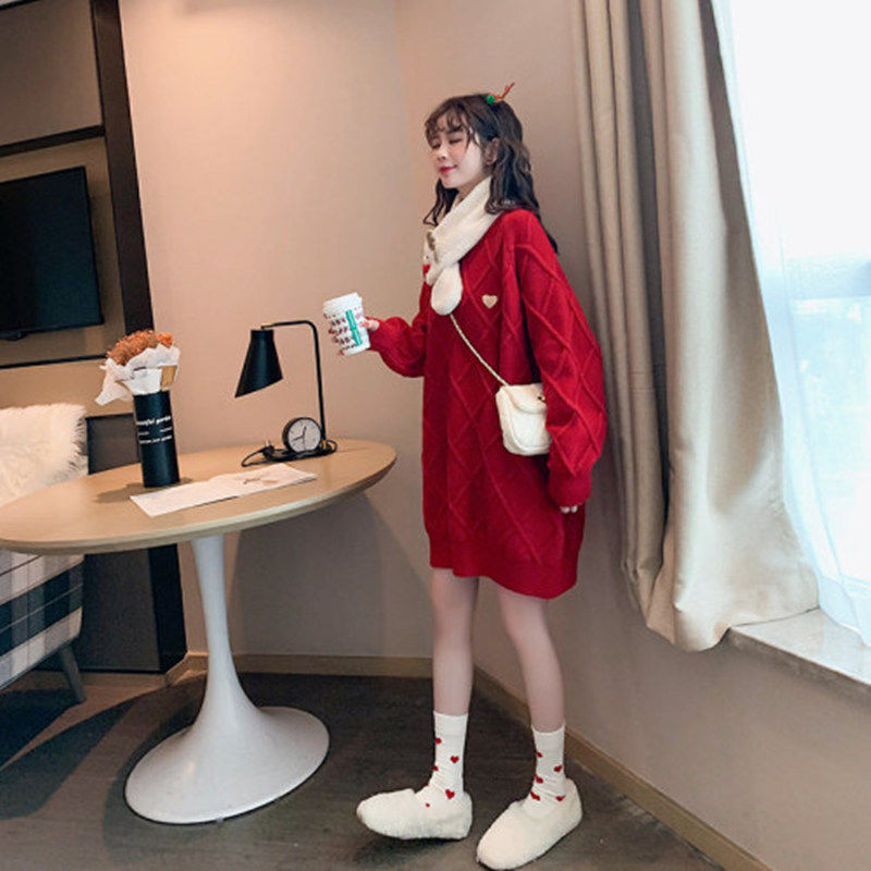 Breastfeeding out of fashion autumn and winter hit bottom-shirt spicy moms in nursing clothes Winter breast-feeding sweaters for long versions of women