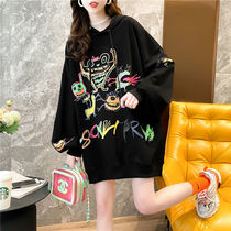 Pregnant womens spring clothing 2022 new long sleeves bottom blouses for the fall Han version T-shirt loose necropolis for womens spring and autumn season
