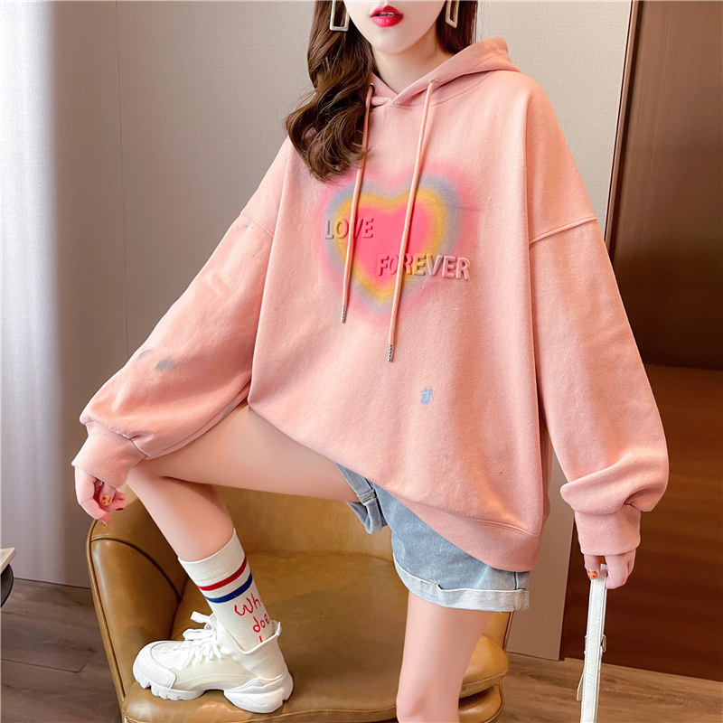 Pregnant women's spring clothing and clothing fashion models 2022 new internet red Korean version easy to cover tummy-loving pregnant woman blouses female spring