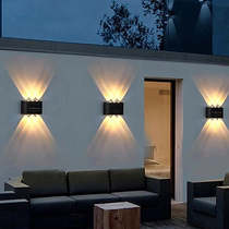 2 6LED Solar Wall Lamp Garden Decoration Solar Outdoor Light