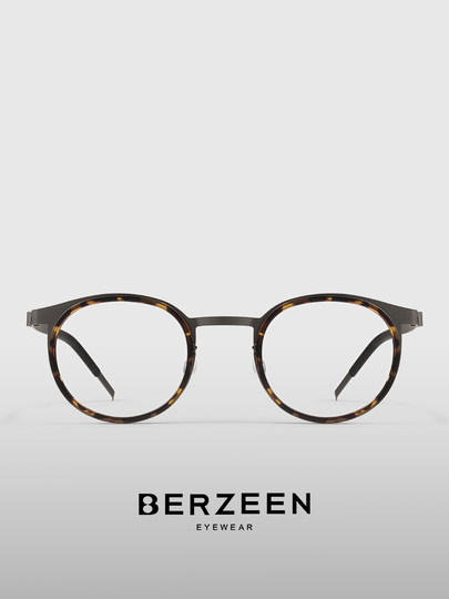 2024 New Model Jiang Wen Style Ultra-Light Handmade Pure Titanium Eyeglass Frames for Men, Suitable for Prescription Lenses, Retro Oval Frame