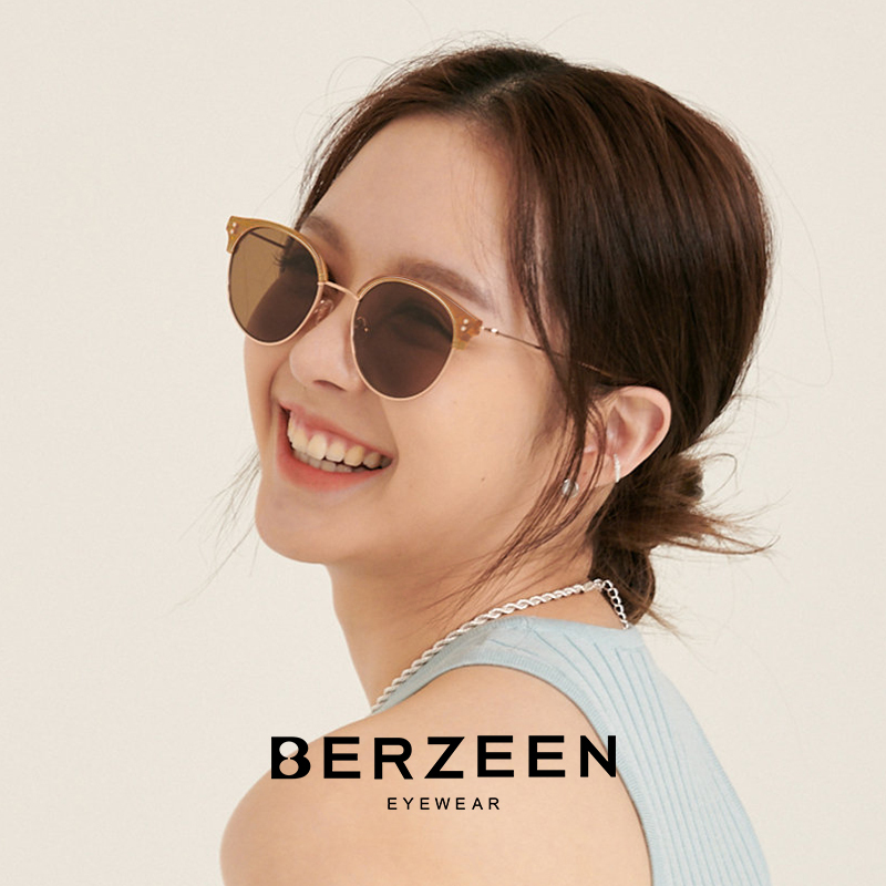 Shuizhi's Same Style Glasses, Brown Sunglasses for Women, 2023 New Model, High-End Polarized Sunglasses for Driving, Uv Protection