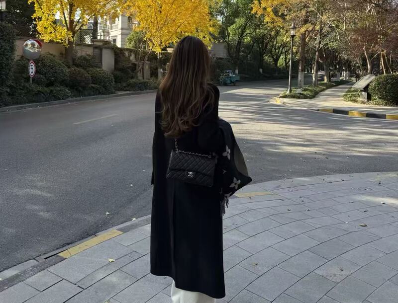Chu Peipei New Product-01-019 Double-Sided Woolen Coat Jacket