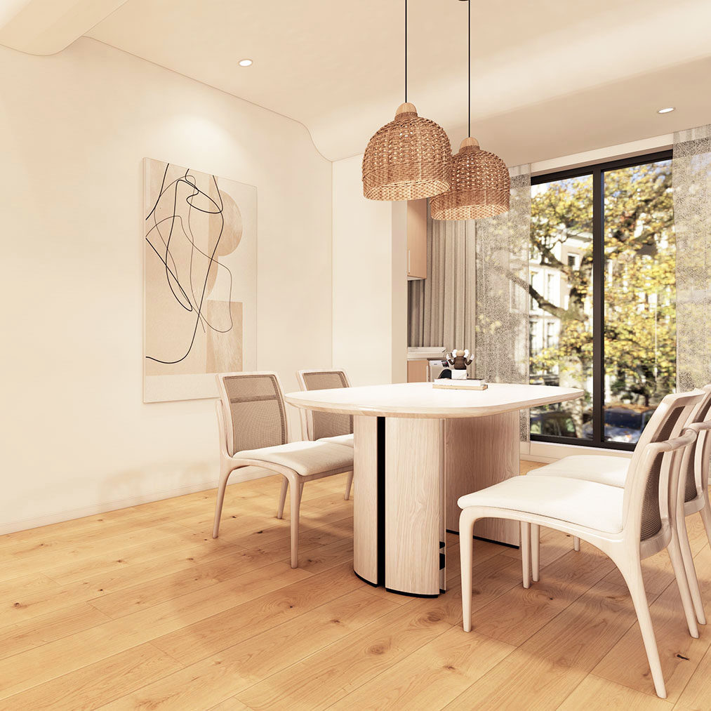 1306 Pack installed Nordic wind oak multilayer solid wood composite floor three layers of full birch household log waterproof