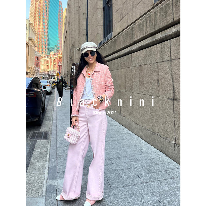 Blacknini's "Sakura Pants" Turkish Bossa Heavy-Duty Washed and Dyed Wide-Leg Straight Jeans Blacknini's "Sakura Pants" Turkish Bossa Heavy-Duty Washed and Dyed Wide-Leg Straight Jeans