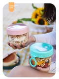 Не -глиш -чаша салатная чаша маленькая чаша Дети с портативными фруктовыми овсянками йогуртовая чаша общежитие для студенческого завтрака овсяной чаши