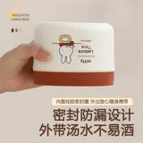 Удлиненное изолированное ведро для ланча, новая модель 2024 года для офисных работников и студентов с рисовым артефактом, можно нагревать в микроволновой печи и пароварке IX