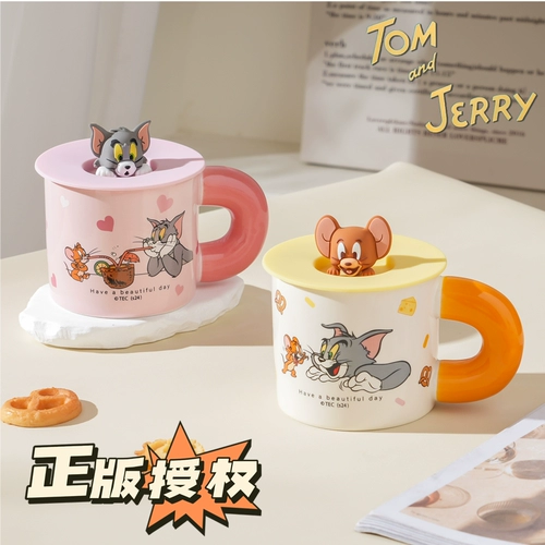 Кошка и мышь милая чашка для завтрака молоко чашка может быть микроволновым покрытием керамическая чашка пара водная чашка
