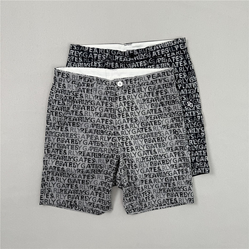 Japanese Single Men's Shorts Golf Men's Spring and Summer Elastic Polyester Golf Supplies Men's Pants Clothing