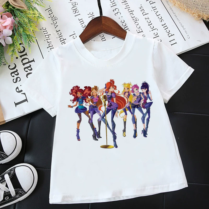[Перевод] 2022 женская/мъжская мода Unisex The Winx Clubt-Shirt для детей мальчика — перевод на русский не требуется