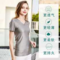Antibacterial IT inner wear trousers computer mens and womens work clothes vests welding clothing radiation protection clothing machine room silver fiber pregnant women