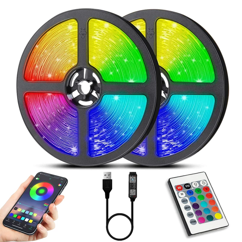 Светодиодная лента 5050 RGB Lucess 2835 USB 5V гибкий диодный