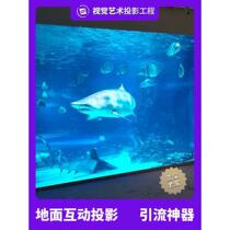 Face Holographic Projection Mutual Commercial Wall Pool Ground Fusion Immersive Glass 3D exhibition hall Restaurant Sand Customize