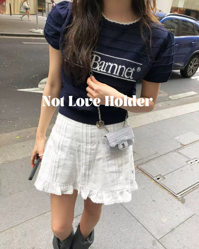 Arrival of Genuine Korean the Barnnet Small Chanel-Style Chain Leather Heart Chain Crossbody Bag Waist Bag