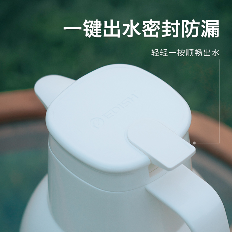 Made in jingdezhen kettle high - capacity portable domestic ivory white dolphins insulation KaiShuiHu kettle