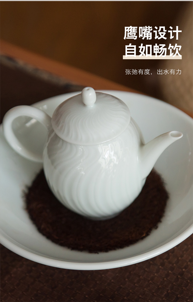 Get in jingdezhen ceramic teapot single pot of kung fu tea pot home little teapot single pot mercifully tea kettle