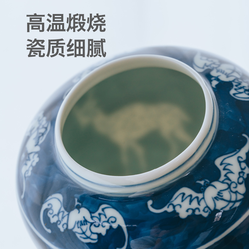 Lane. Gas up glaze under small hand - made porcelain tea pot with three optional 10.4 cm diameter, 6.9 cm high