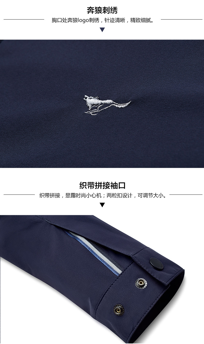 Blouson homme SEPTWOLVES    manches longues en Nylon - Ref 3118461 Image 19