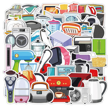 239 home cartoon appliance stickers, cute ins medical antique items peripheral decoration handbook waterproof stickers