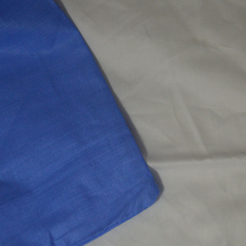 Cotton nguyên chất, chăn ký túc xá sinh viên màu xanh tinh khiết, tấm trải giường, vỏ gối, ba mảnh, năm mảnh chăn lông