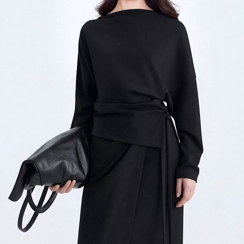 Jancey Id*Pan Affordable Commuter Waist-Cinching Pleated Skirt Suit for Women, Two-Piece Set Jancey Id*Pan Affordable Commuter Waist-Cinching Pleated Skirt Suit for Women, Two-Piece Set