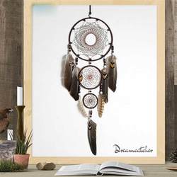 Dream Catcher Feather Pendant Creative Dream Catcher Large Wind Chime Pendant Home Aerial Pendant Wedding Wedding Decoration