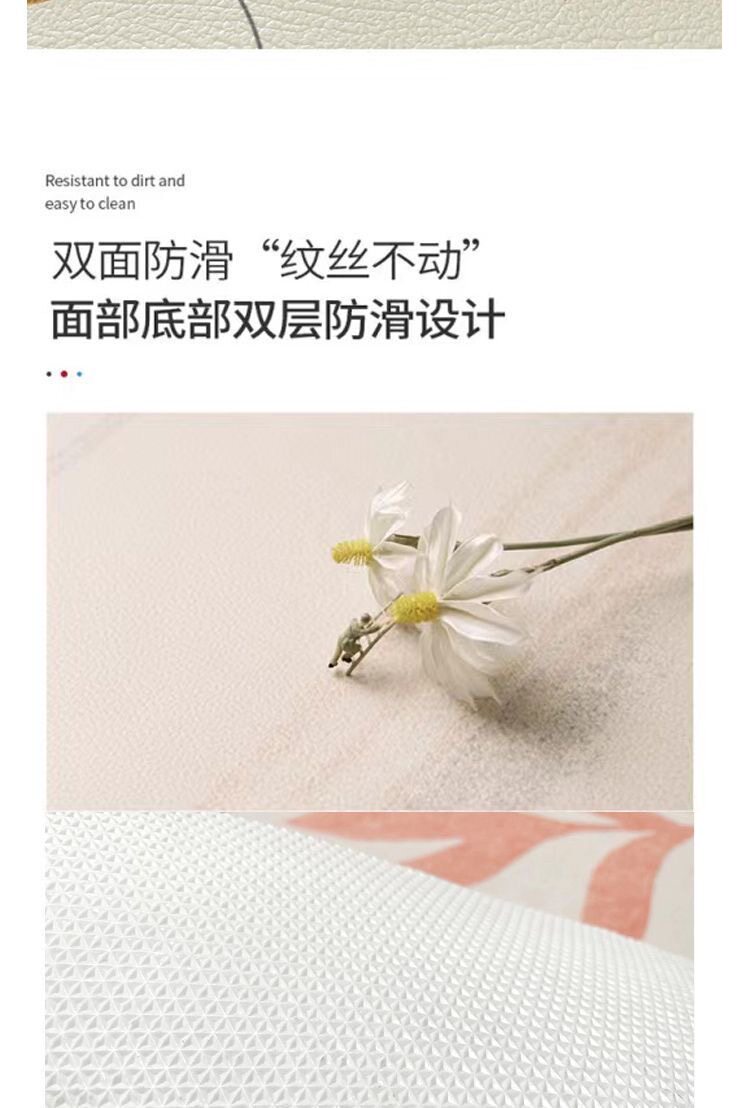скатерть 学习桌面垫子书桌卧室学生宿舍桌垫pvc防水免洗格子写字可裁剪 Brangdy