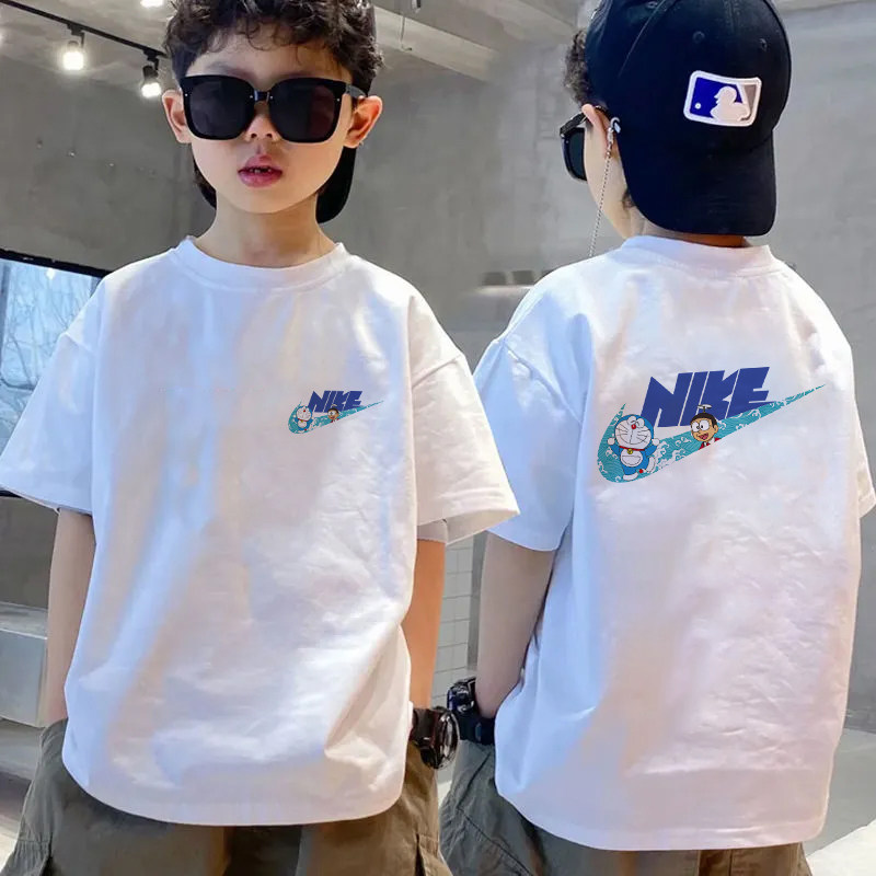 儿童纯棉T恤夏季短袖2024新款帅气时髦中大童男童上衣体恤童装潮详情8