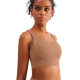 Nuls nude classic yoga bra double-line cross-beautiful back detachable fitness low-intensity frisbee sports bra