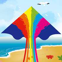 Rainbow Kite Flying Weifang Adult New Adult-Special Internet Celebrity Extra Large Giant Large High-End Children