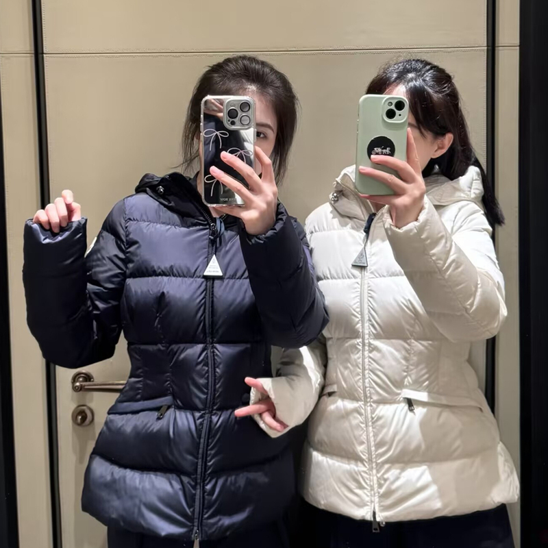 26 Winter Goose down Jacket for Women, Slim Fit, Waist-Cinching, Warm and Thickened, Avoce Style, m Brand Coat