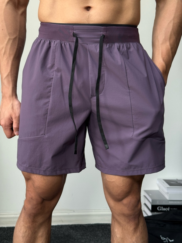 License to Train Breathable Sports Solid Color Unlined 7inch Casual Shorts