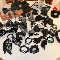 Korean pearl-encrusted flower bow hairpin fashionable temperament spring clip at the back of the head Internet celebrity new hair accessories for women