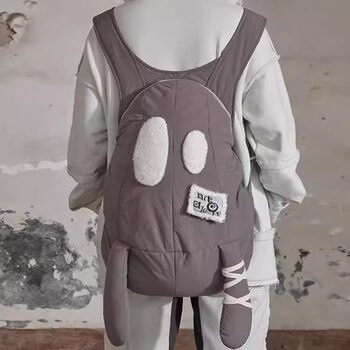 Cotton-Filled Backpack, School Bag, Large-Capacity, Cute, Casual, Versatile, Practical for All Seasons, Nit Alcove