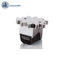 German Clearaudio clear Titanium V2 silver finger vinyl record player MC moving coil type head
