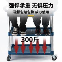 Jiangxi food collection cart bowl collection cart hotel restaurant trolley commercial mobile hotel three-story food delivery cart service