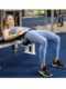 Glute Bridge pad ແອວບາງໆ weight-bearing fitness dumbbell exercise belt hip trainer belt ສາຍແອວການເຜົາໄຫມ້ໄຂມັນເຮືອນ