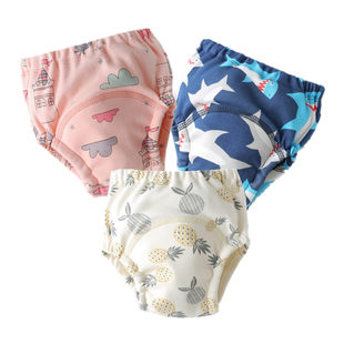 Baby Cotton Training Panties Panties WaterProof Cloth Diapers
