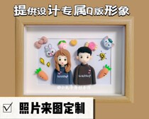 小红书创意礼物推荐情侣闺蜜纪念日送礼结婚七夕生日礼物粘土相框