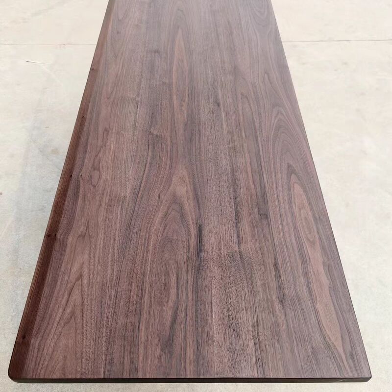 Domestic Walnut Wood Large Board Tabletop Asian Black Walnut Dining Table Tea Table Computer Table Solid Wood Desktop Office Desk
